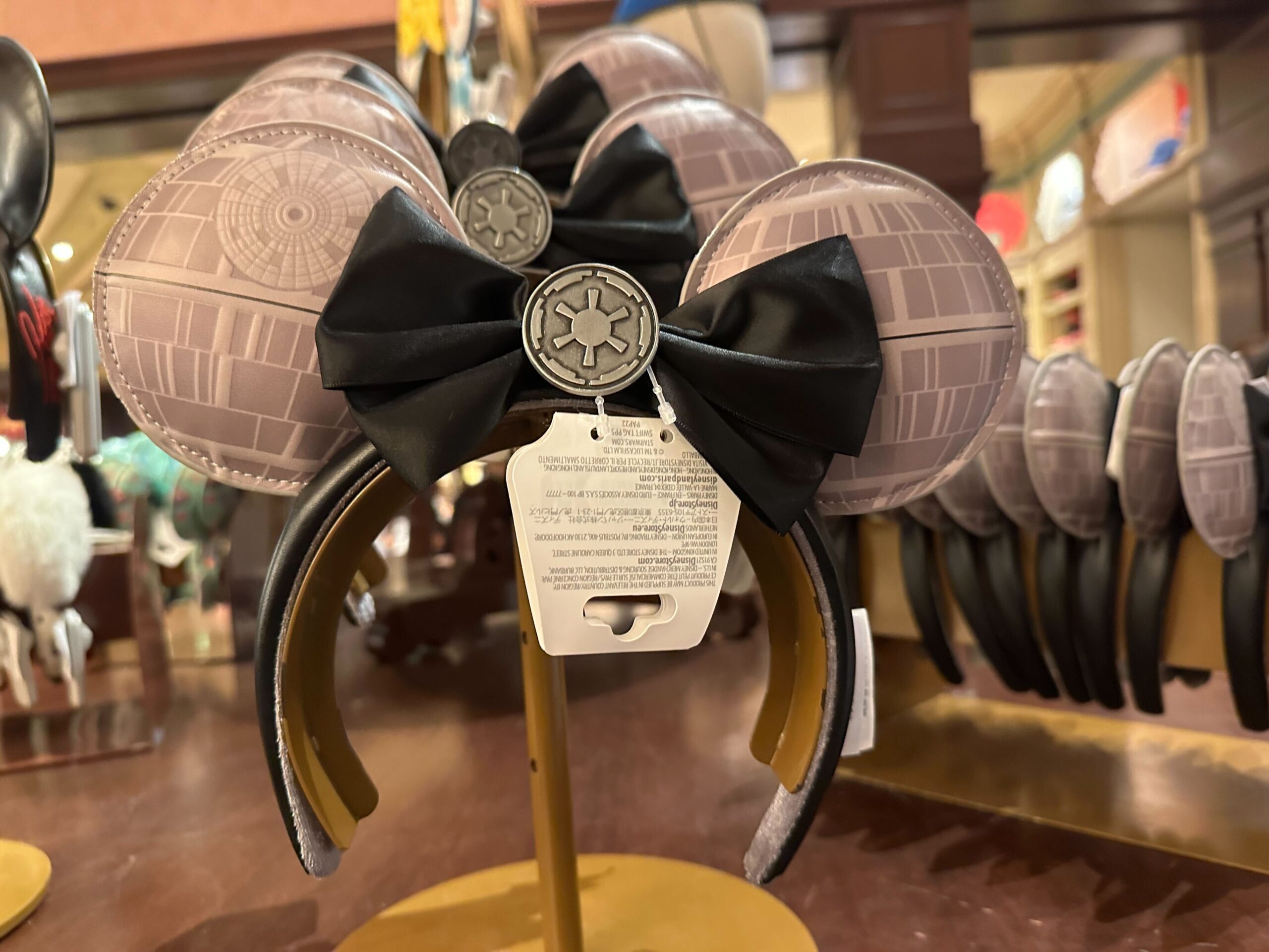 Death Star Minnie Ears Drop in Disneyland