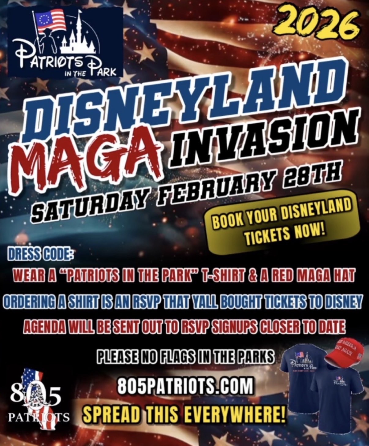 Conservatives plan ‘MAGA invasion’ of Disneyland
