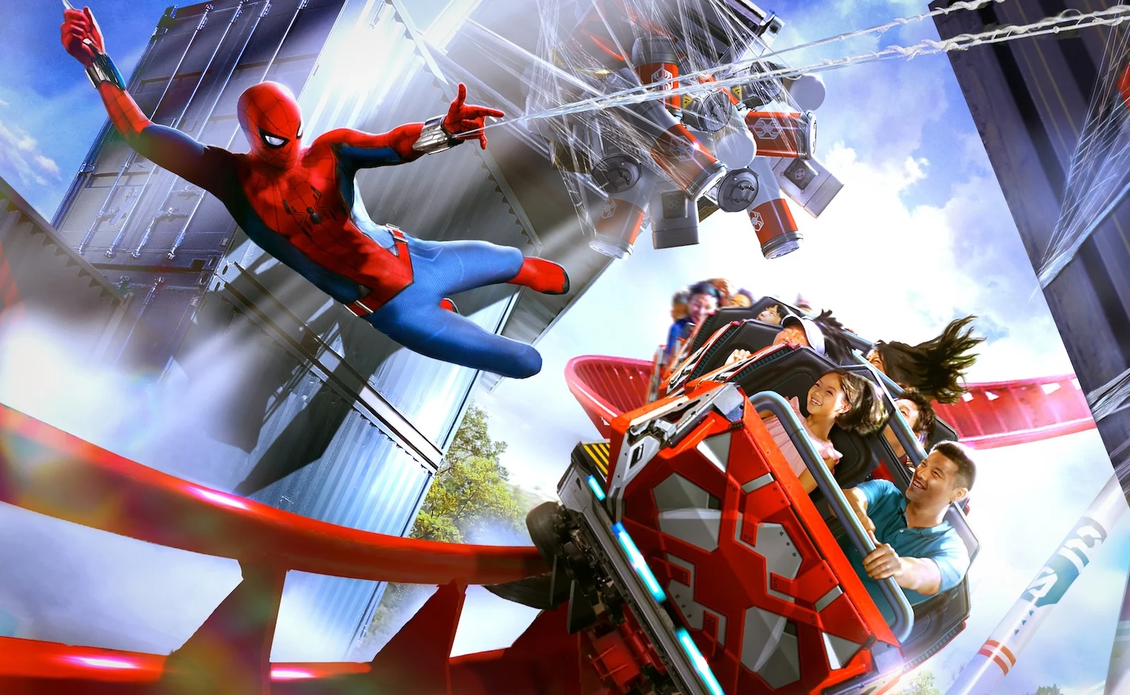 Shanghai Disneyland Spider-Man Coaster Reaches Major Construction Milestone