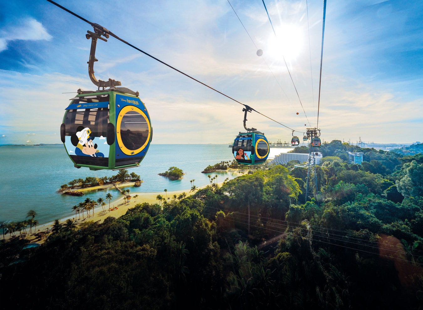 Disney Cruise Line Transforms Singapore’s Sentosa Island Into A Magical Disney Adventure