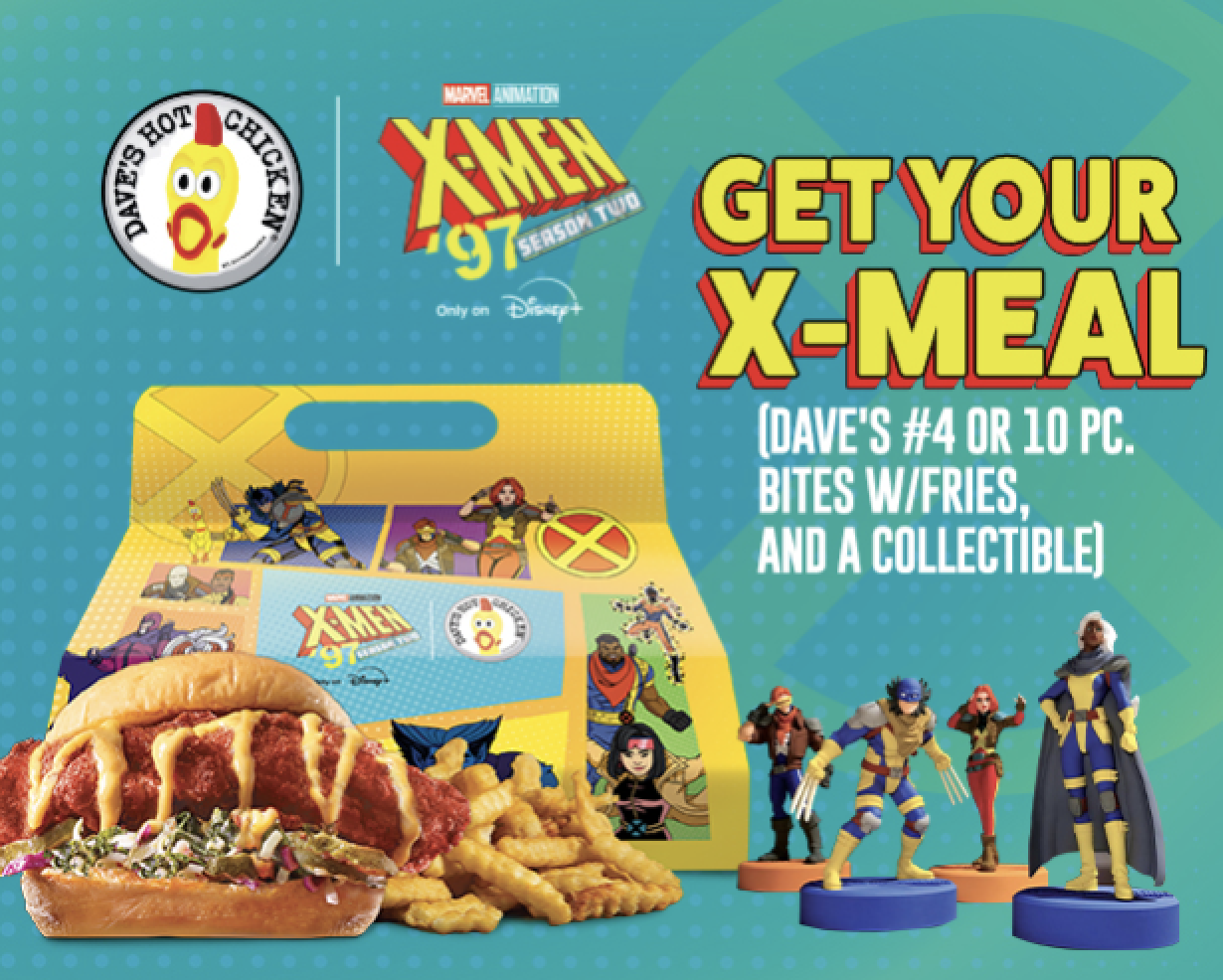 Dave’s Hot Chicken Celebrates X-Men 97 Season 2 With A Collectible Meal