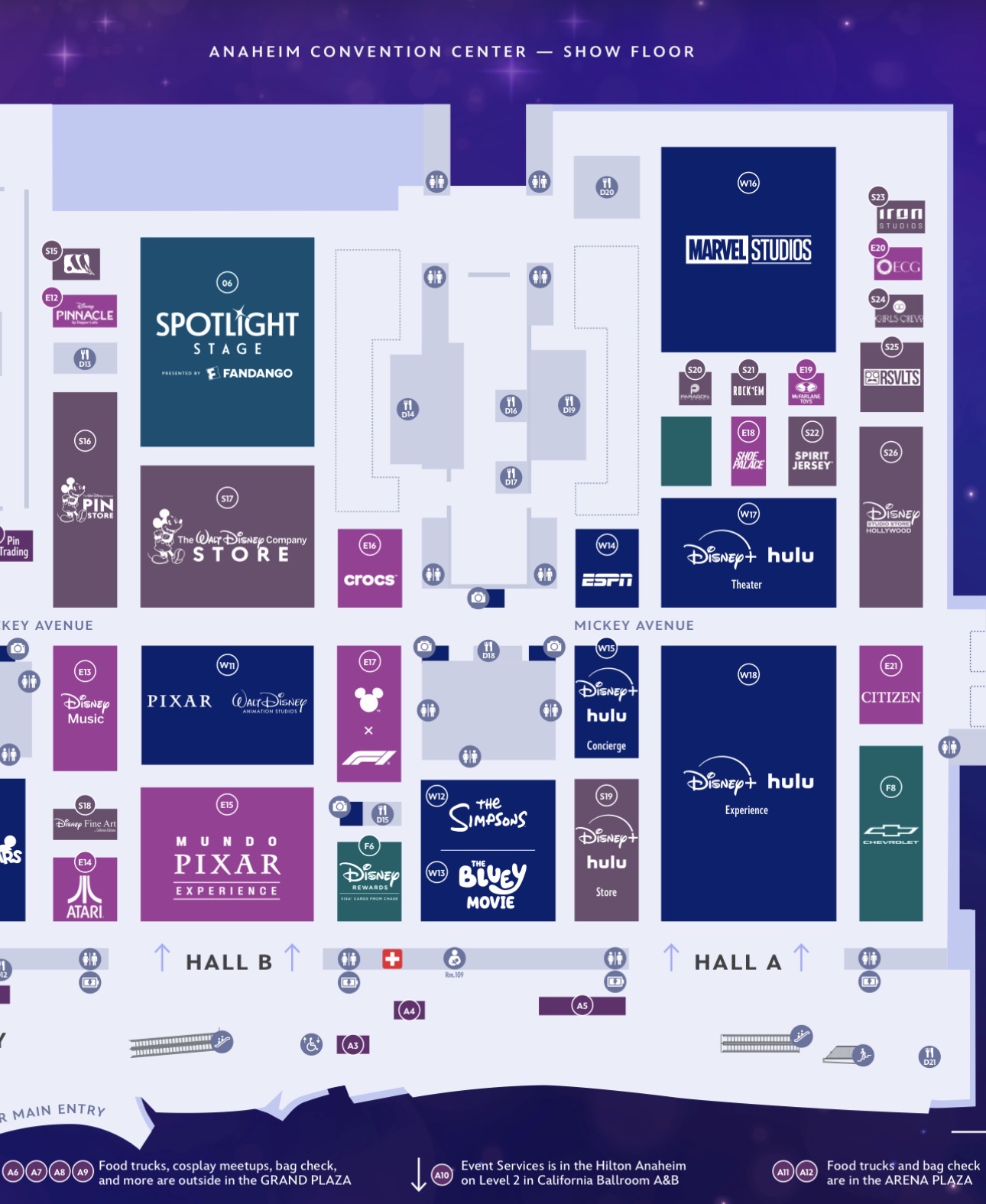 D23 2026 Show Floor Map Is Here, With Tom Morrow 2.0 Hosting The Largest Imagineering Pavilion Yet