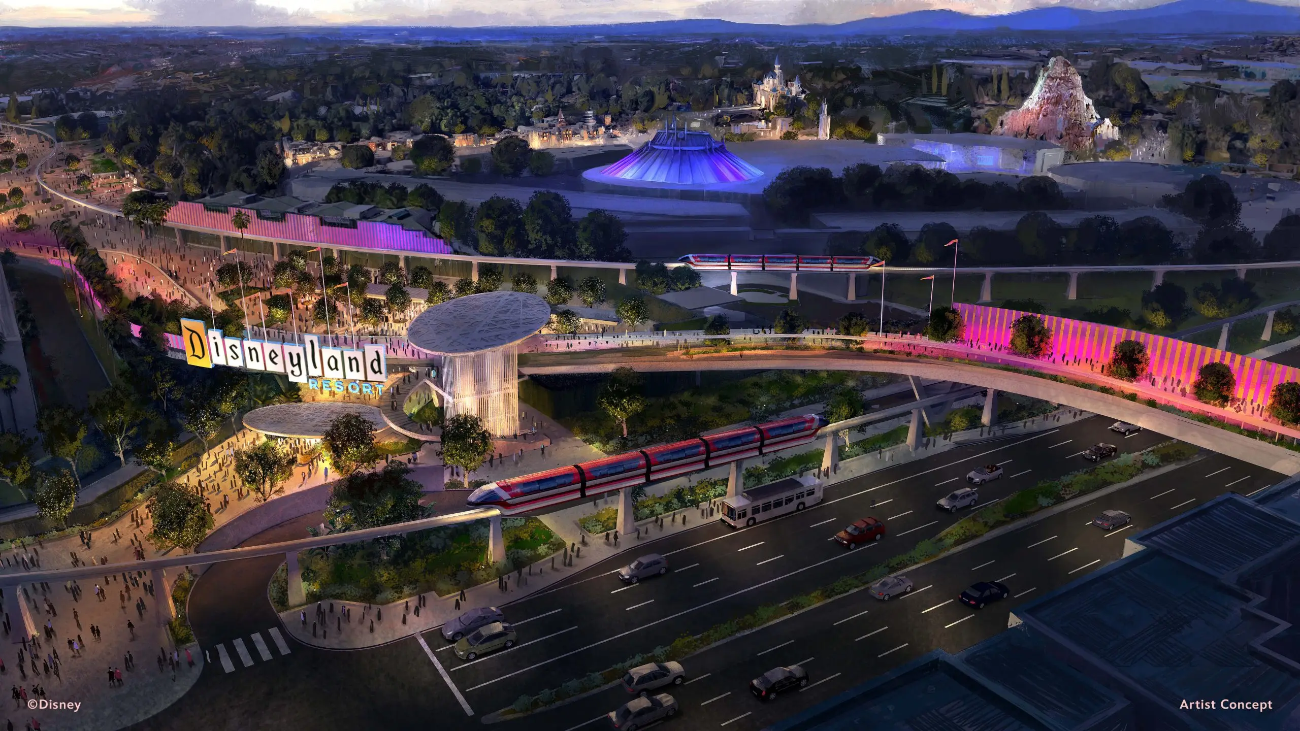 Eastern Gateway Work Begins In The Disneyland Esplanade Next Week With A Groundbreaking To Follow