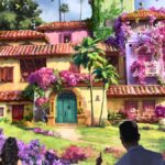 Concept art of Antonio's Fiesta de Encanto at Disney's Animal Kingdom