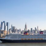 Disney Cruise Line ship in New York Harbor