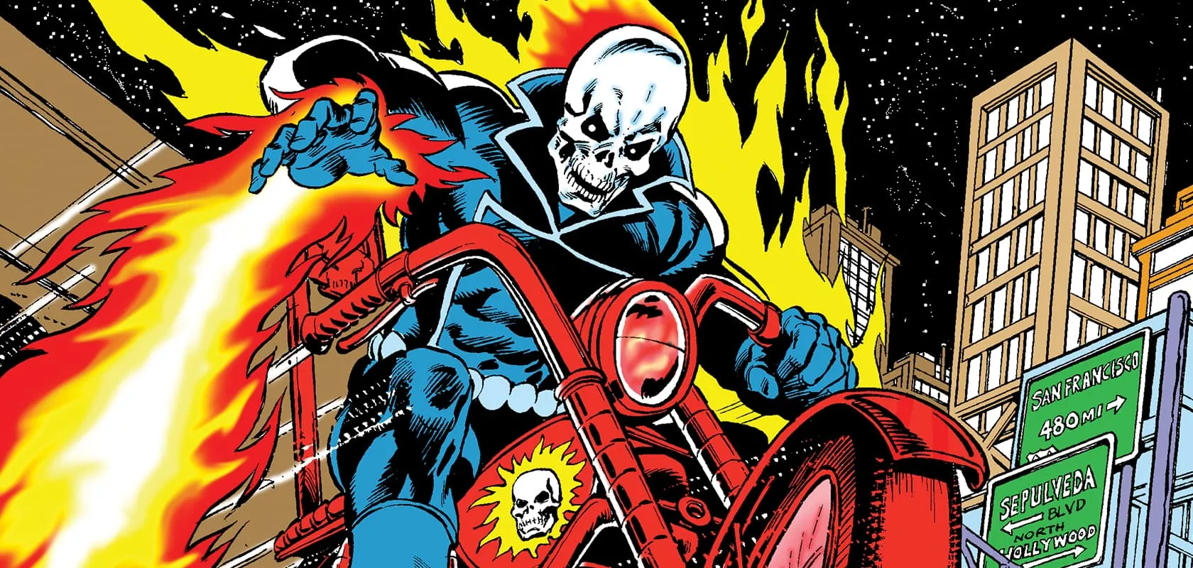 Ghost Rider official Marvel character art