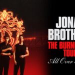 Jonas Brothers official artwork for The Burning Up Tour All Over Again