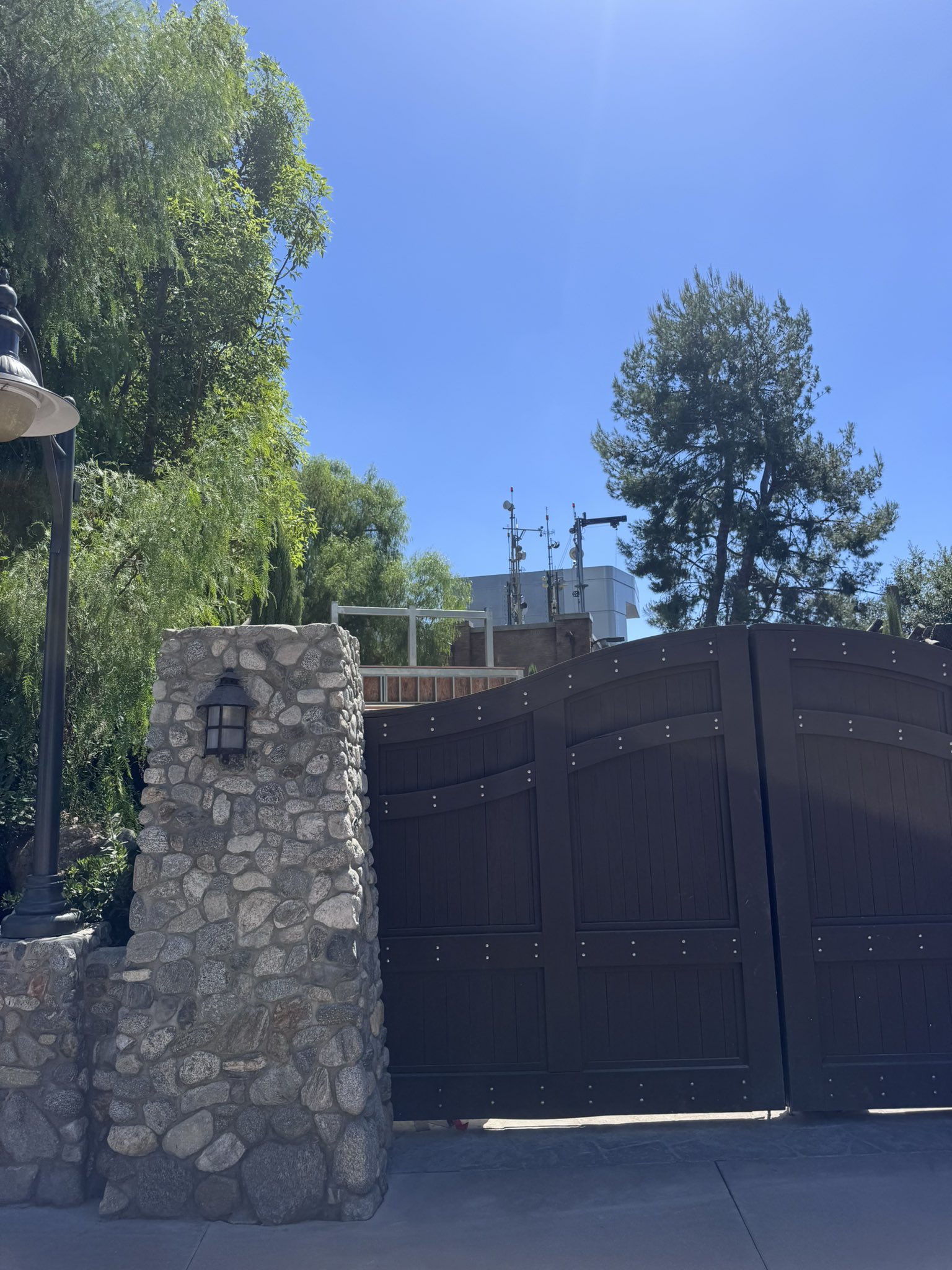 The Building Behind The Performance Corridor Gates Is Bountiful Valley Brews