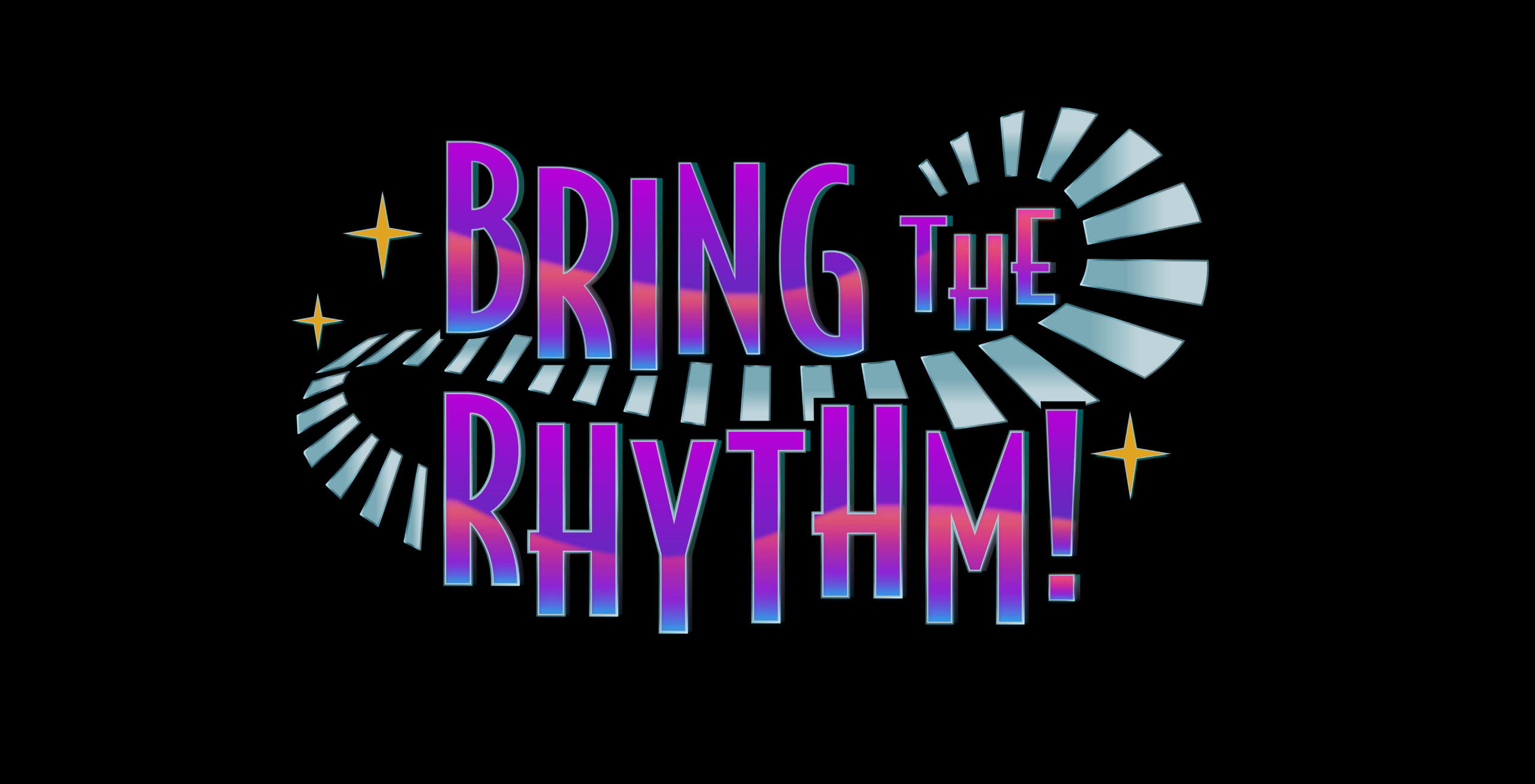 The Bring the Rhythm! show logo for Tokyo DisneySea's Broadway Music Theatre