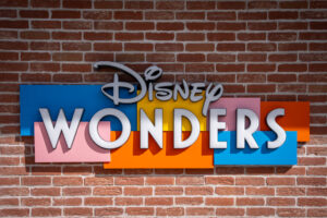 Disney Wonders signage at Disney Village