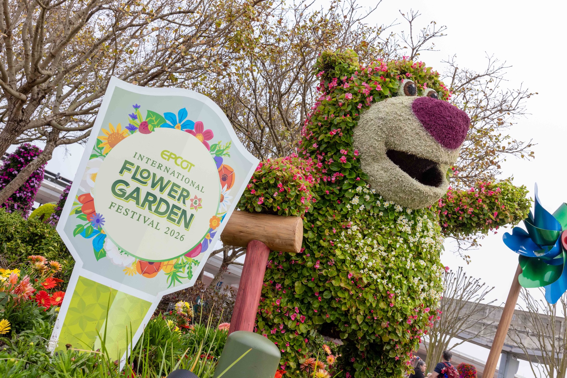 EPCOT International Flower and Garden Festival topiary artwork