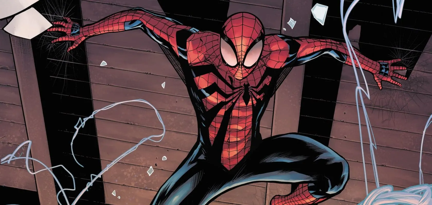 Comic art of Ben Reilly, the Scarlet Spider, from Marvel.com
