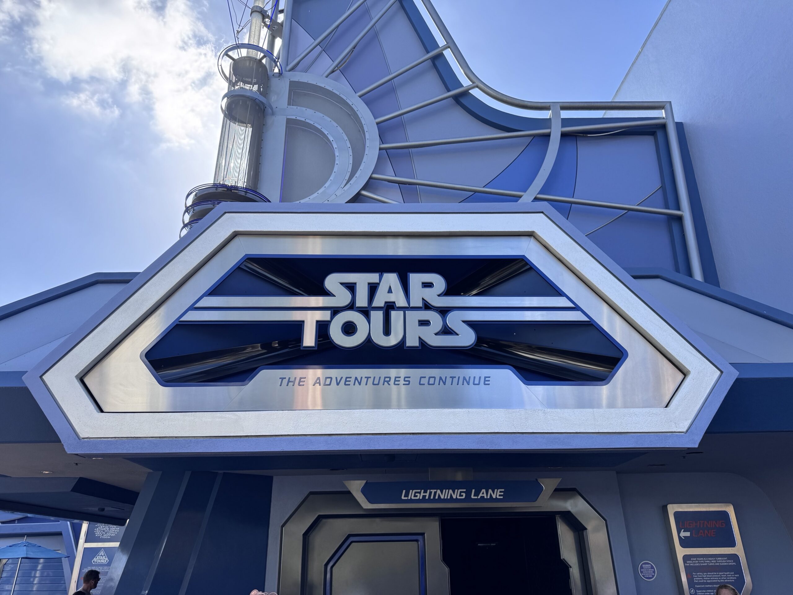 Dented Star Tours Sign Frame Removed At Disneyland After Years Of Visible Damage