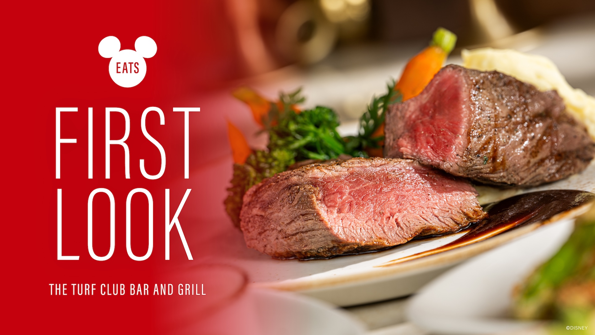 Disney Eats first look header image for The Turf Club Bar and Grill reopening at Disney's Saratoga Springs Resort and Spa