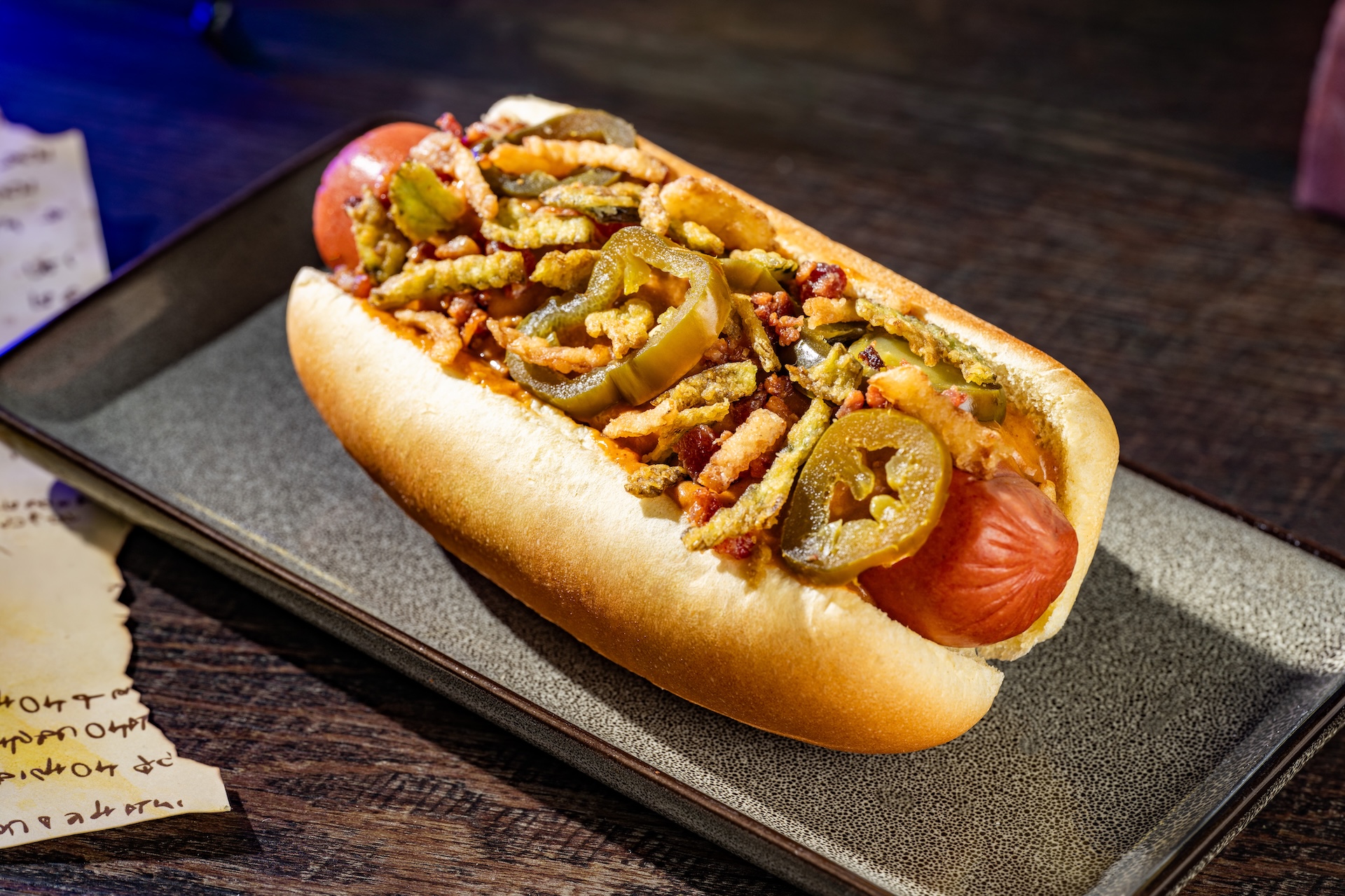 Jalapeno Popper Hot Dog at The Lunching Pad, Magic Kingdom