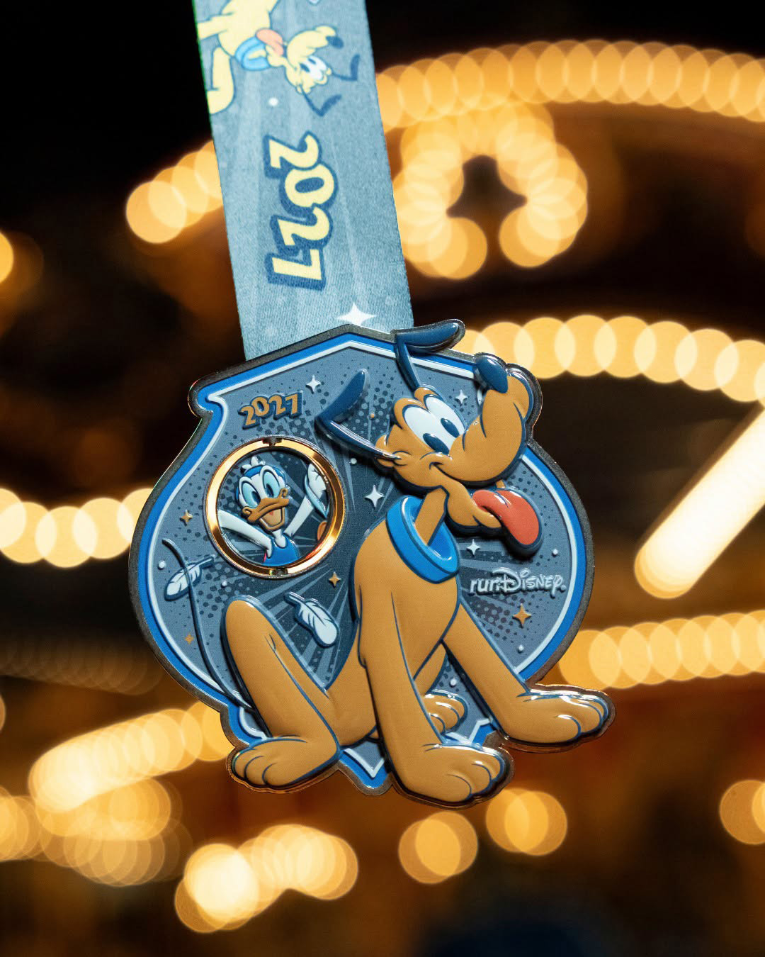 2027 Walt Disney World 5K medal with Pluto