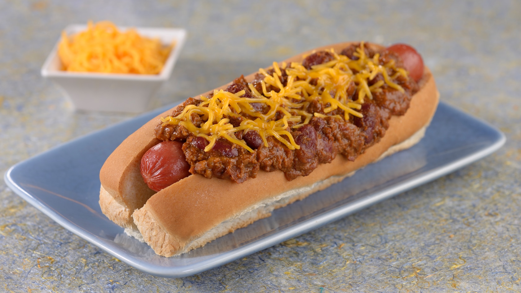 Chili cheese hot dog from Casey's Corner at Magic Kingdom