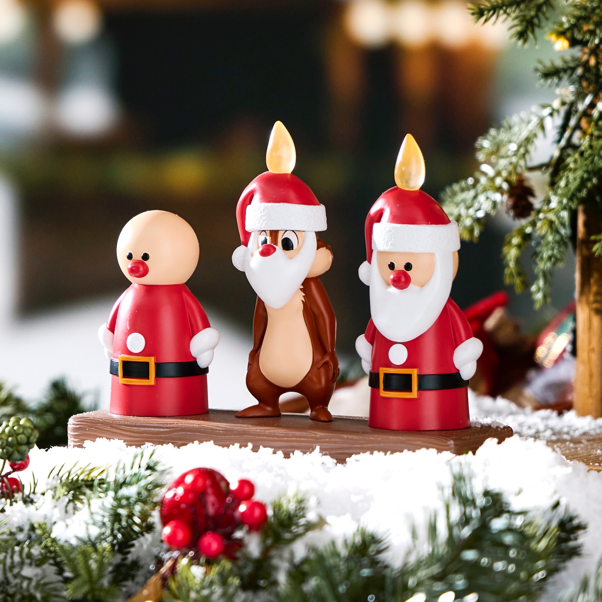 Dale Light Up Christmas Candle figure inspired by Pluto's Christmas Tree