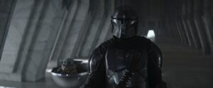 Din Djarin and Grogu from The Mandalorian