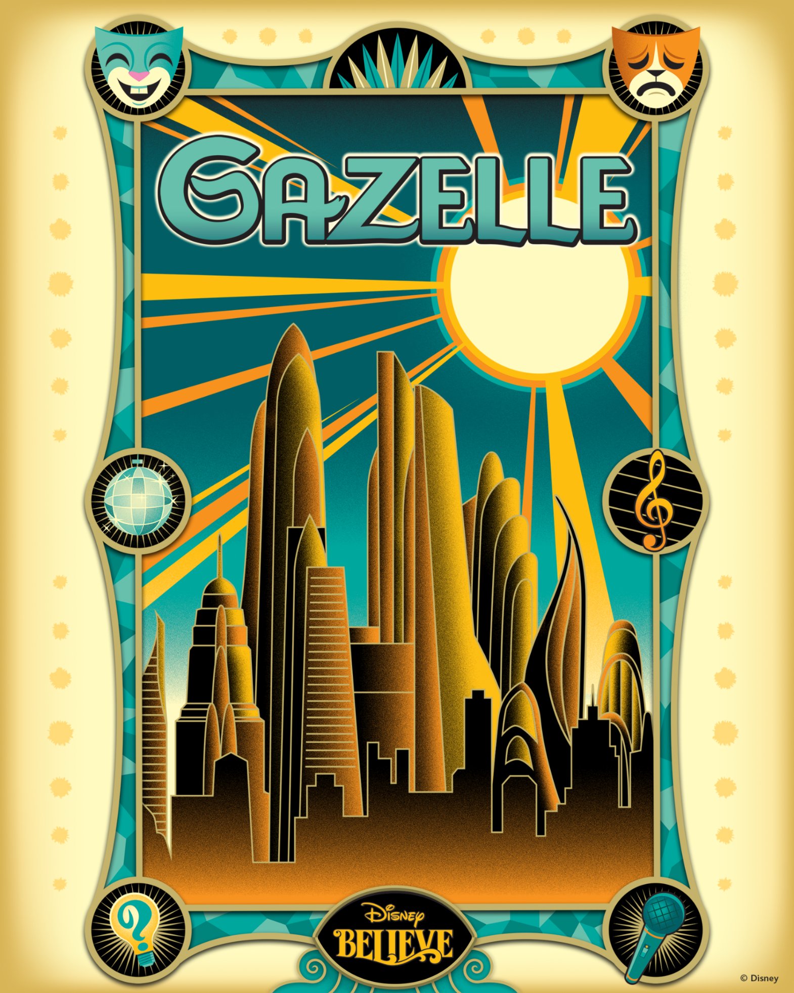 Judy Hopps And Nick Wilde Get A Detective Show In Gazelle, The Disney Believe’s New Zootopia Entertainment Hub