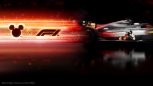 Mickey and Friends x Formula 1 Fuel the Magic key visual