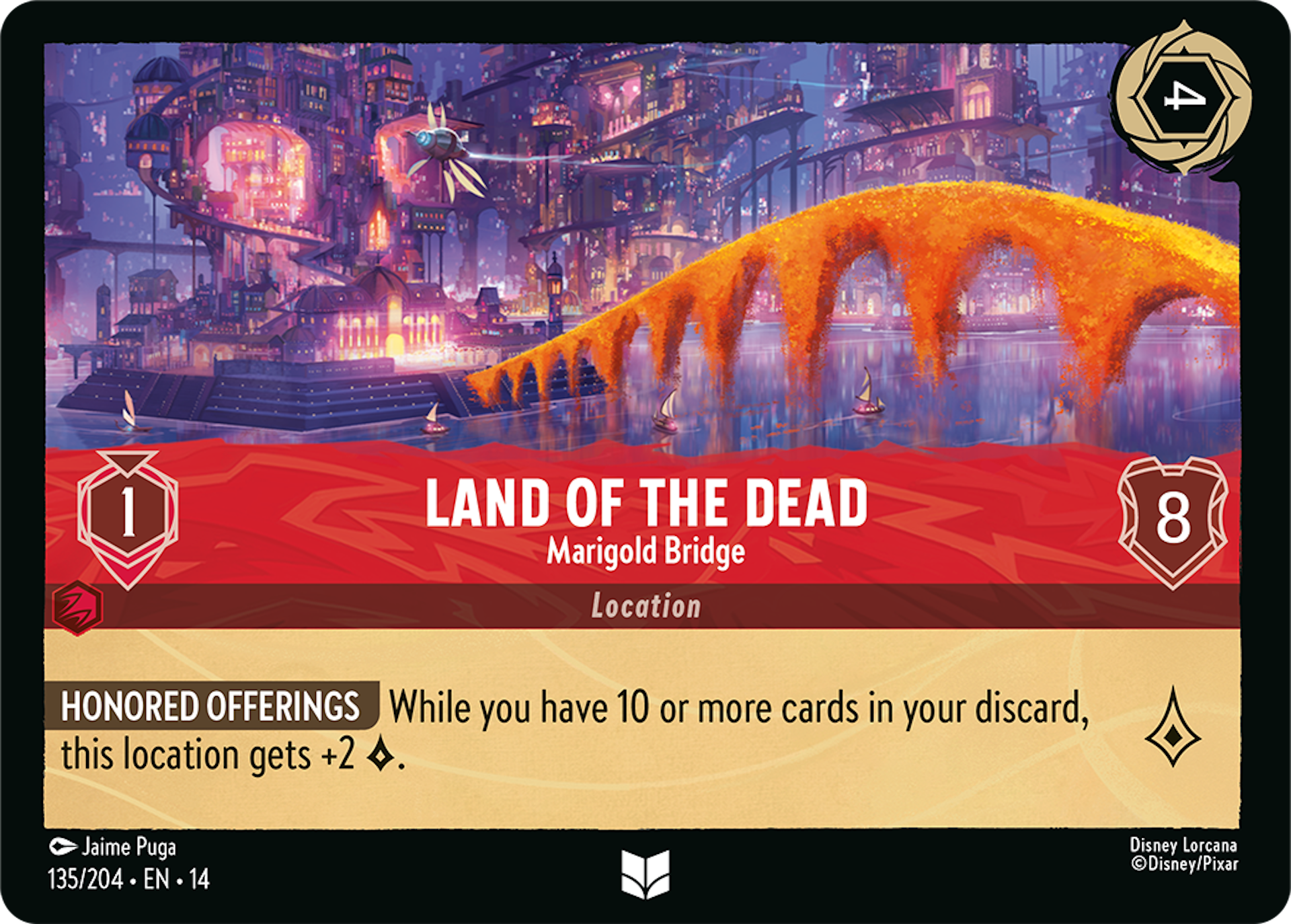 Disney Lorcana Hyperia City location card revealed at D23 2026