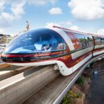 The Disneyland Monorail, one of the ride vehicles designed by Disney Legend Bob Gurr