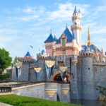 Sleeping Beauty Castle at Disneyland Park during the day