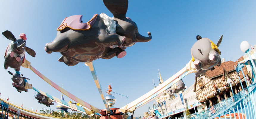 Dumbo the Flying Elephant at Tokyo Disneyland