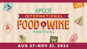2026 EPCOT International Food & Wine Festival key art