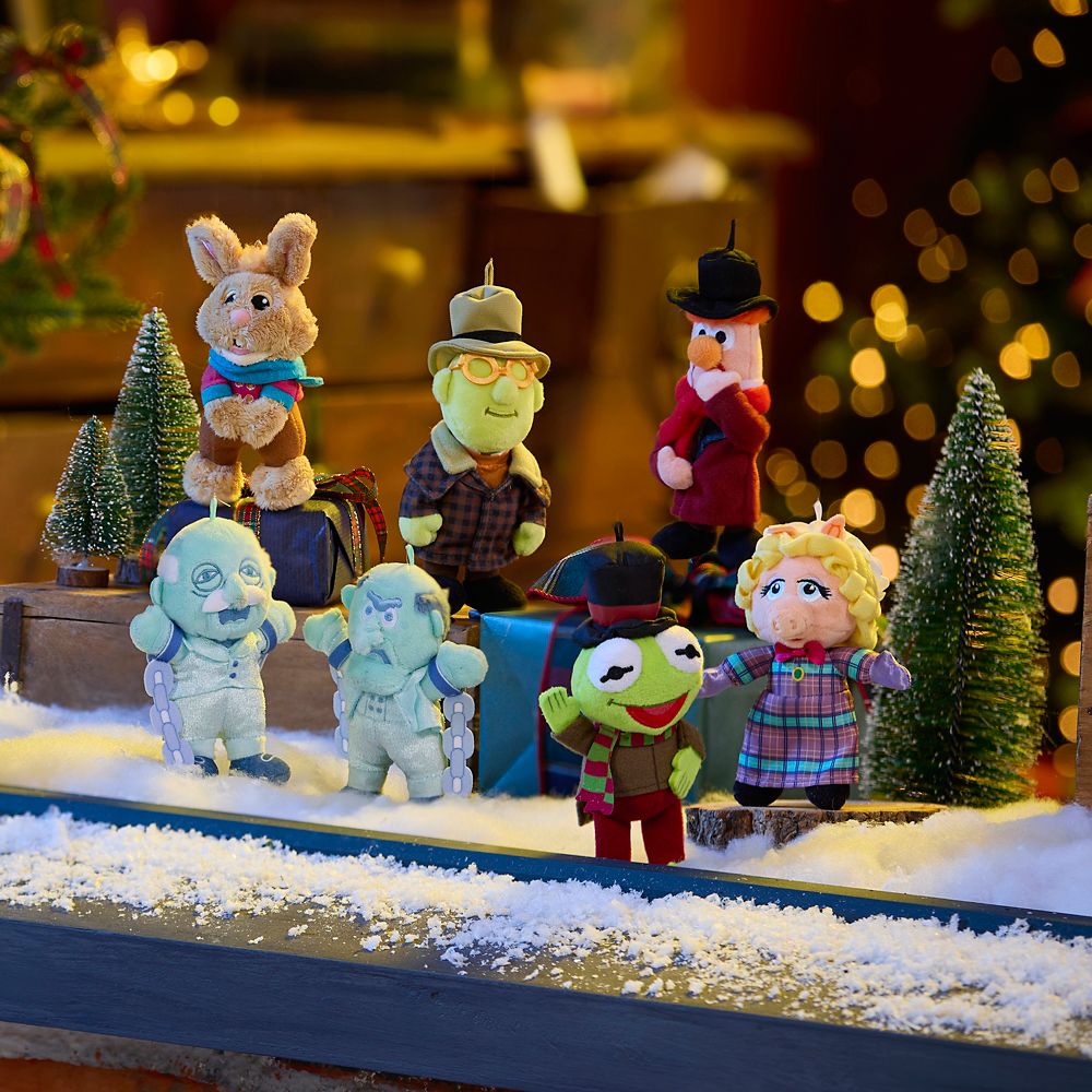 Kermit as Bob Cratchit Mini Plush from The Muppet Christmas Carol collection