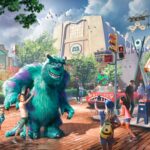Official Disney concept art of Monstropolis at Disney's Hollywood Studios