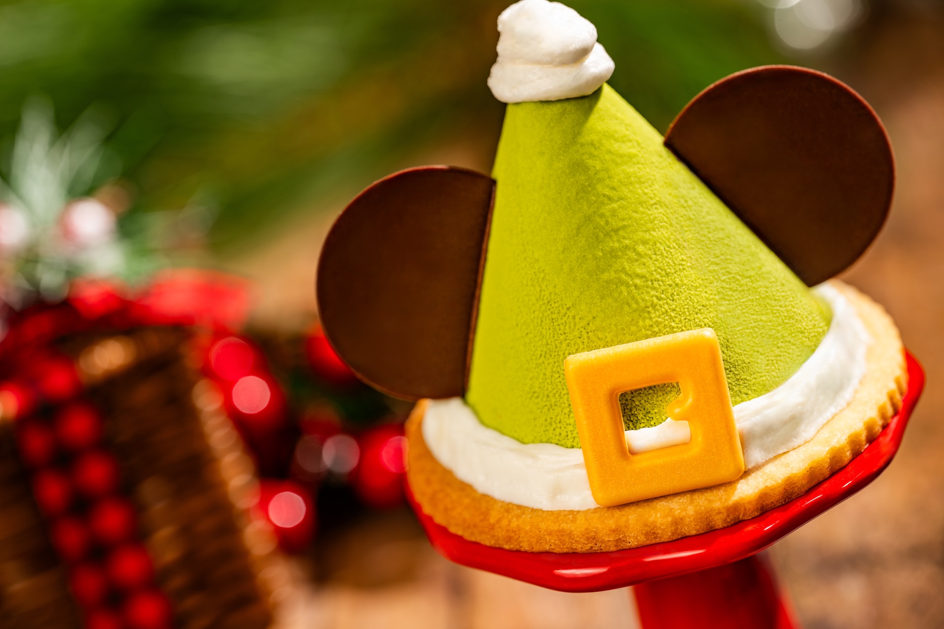 Mickey the Elf dessert at Cosmic Ray's Starlight Cafe for Mickey's Very Merry Christmas Party