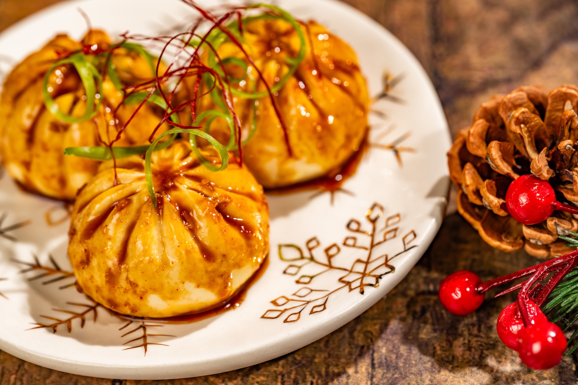 Mongolian Beef Bao at Sleepy Hollow Refreshments for Mickey's Very Merry Christmas Party