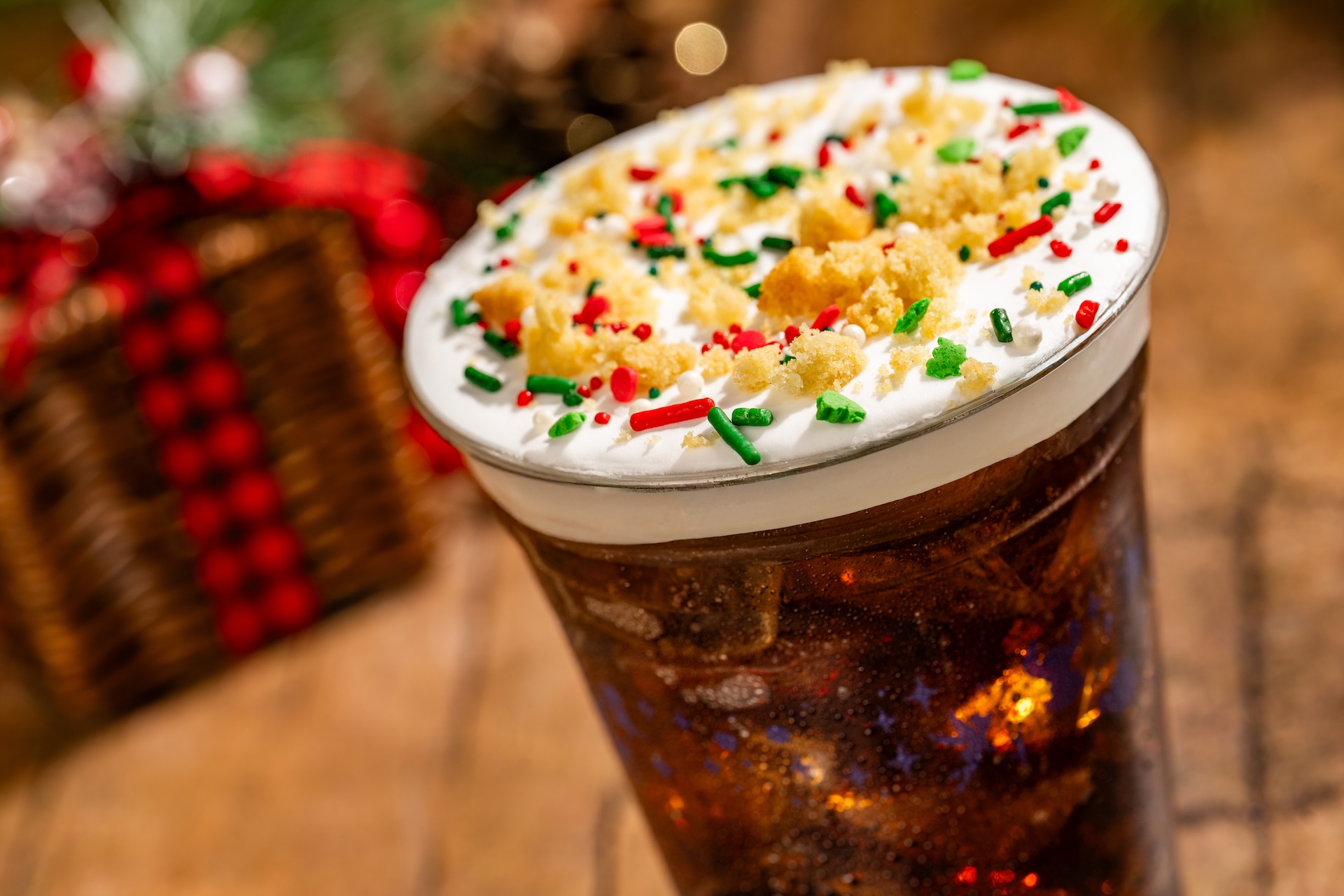 Sugar Cookie Soda at The Friar's Nook for Mickey's Very Merry Christmas Party