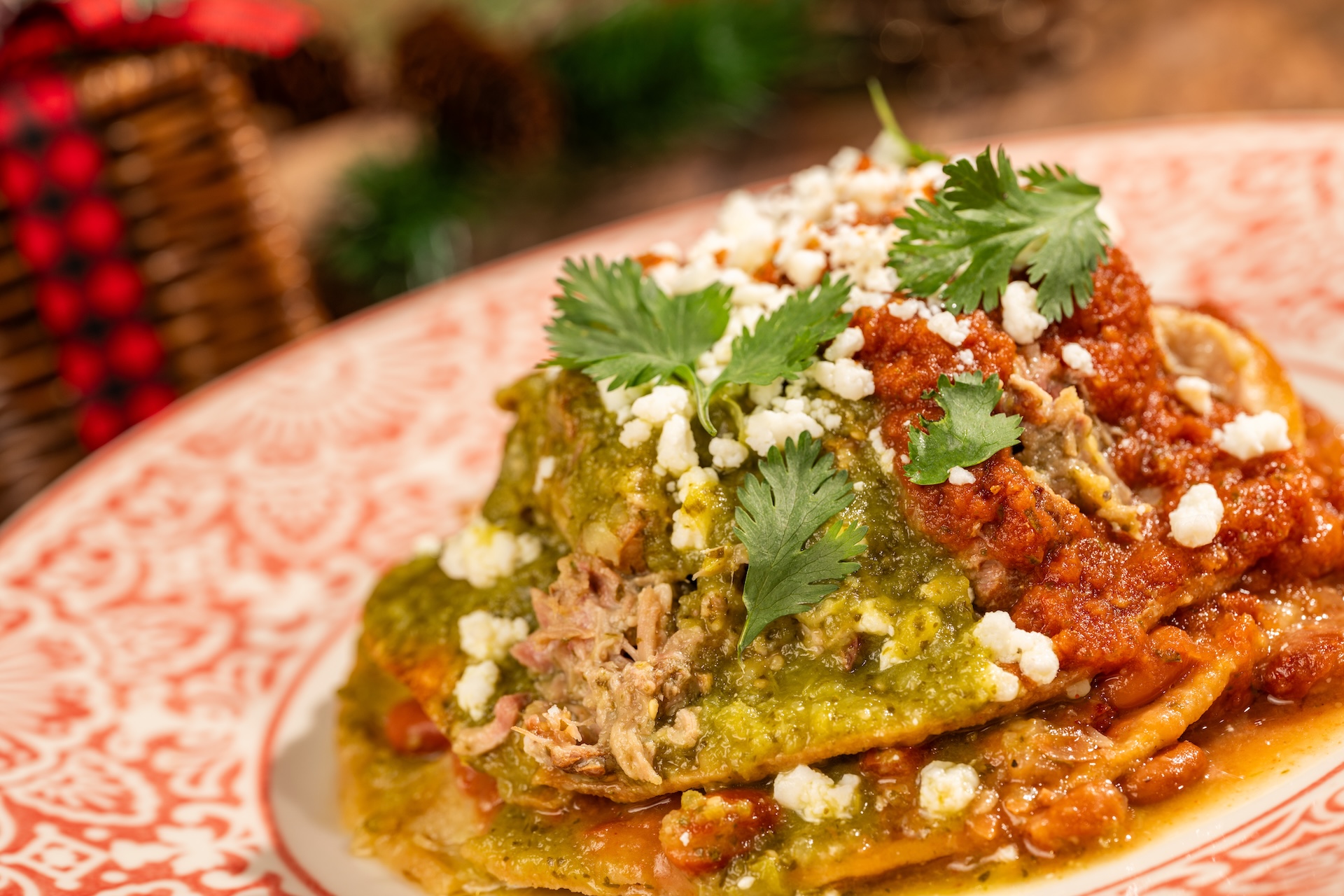 Tostada de Nochebuena at Pecos Bill Tall Tale Inn and Cafe for Mickey's Very Merry Christmas Party