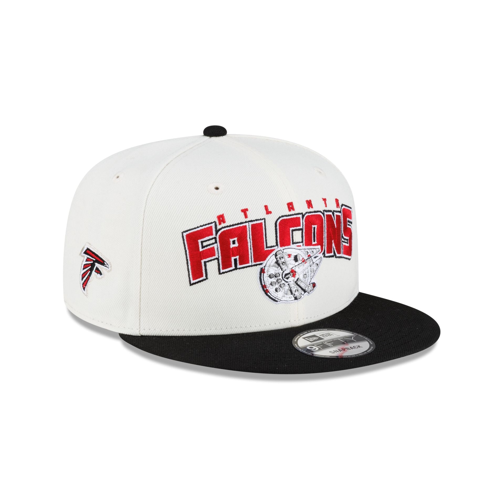 New Era Disney x NFL 9FIFTY Snapback for the Atlanta Falcons featuring the Millennium Falcon