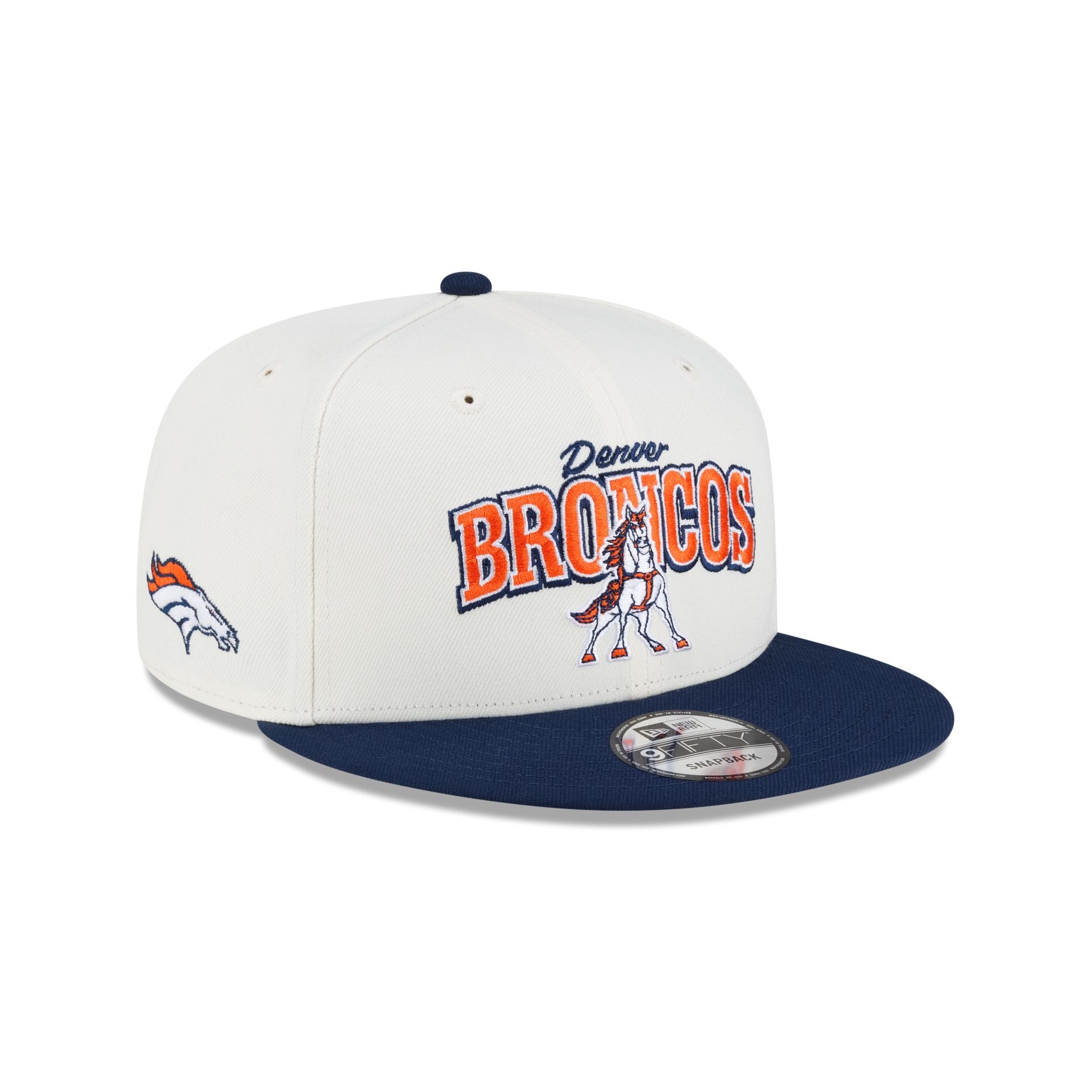 New Era Disney x NFL 9FIFTY Snapback for the Denver Broncos featuring Maximus