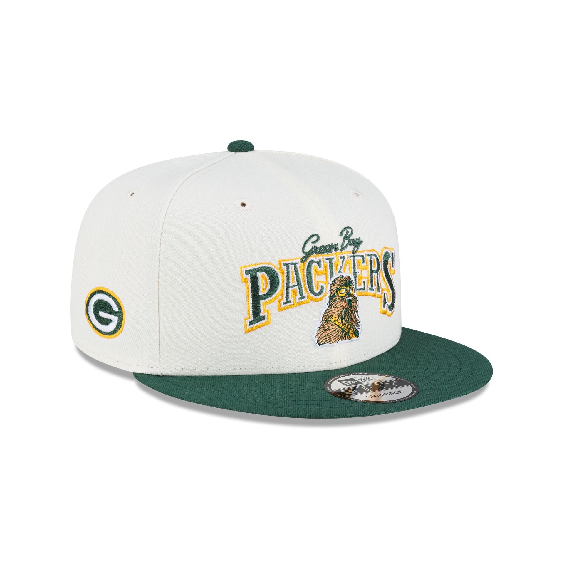 New Era Disney x NFL 9FIFTY Snapback for the Green Bay Packers featuring Chewbacca