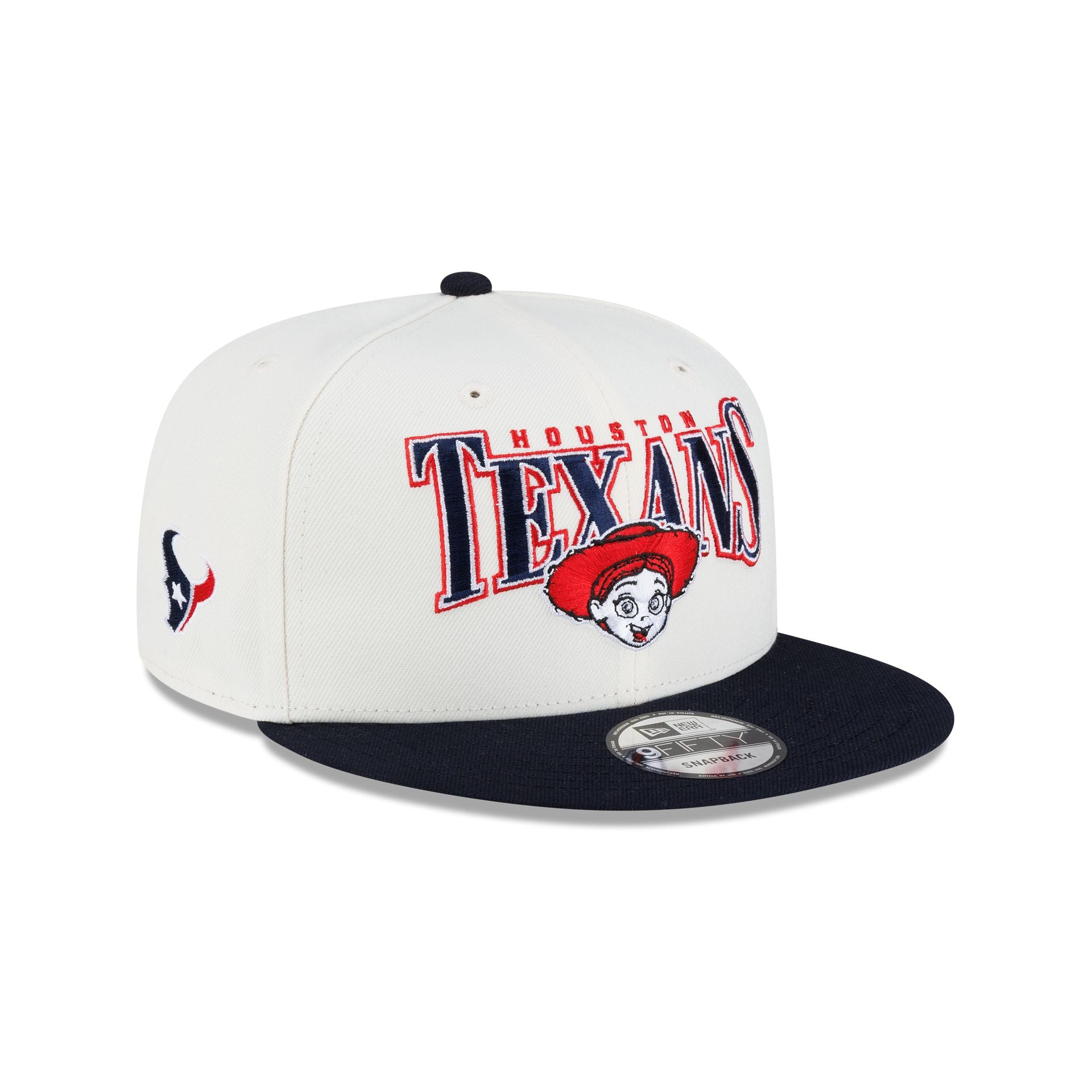 New Era Disney x NFL 9FIFTY Snapback for the Houston Texans featuring Jessie