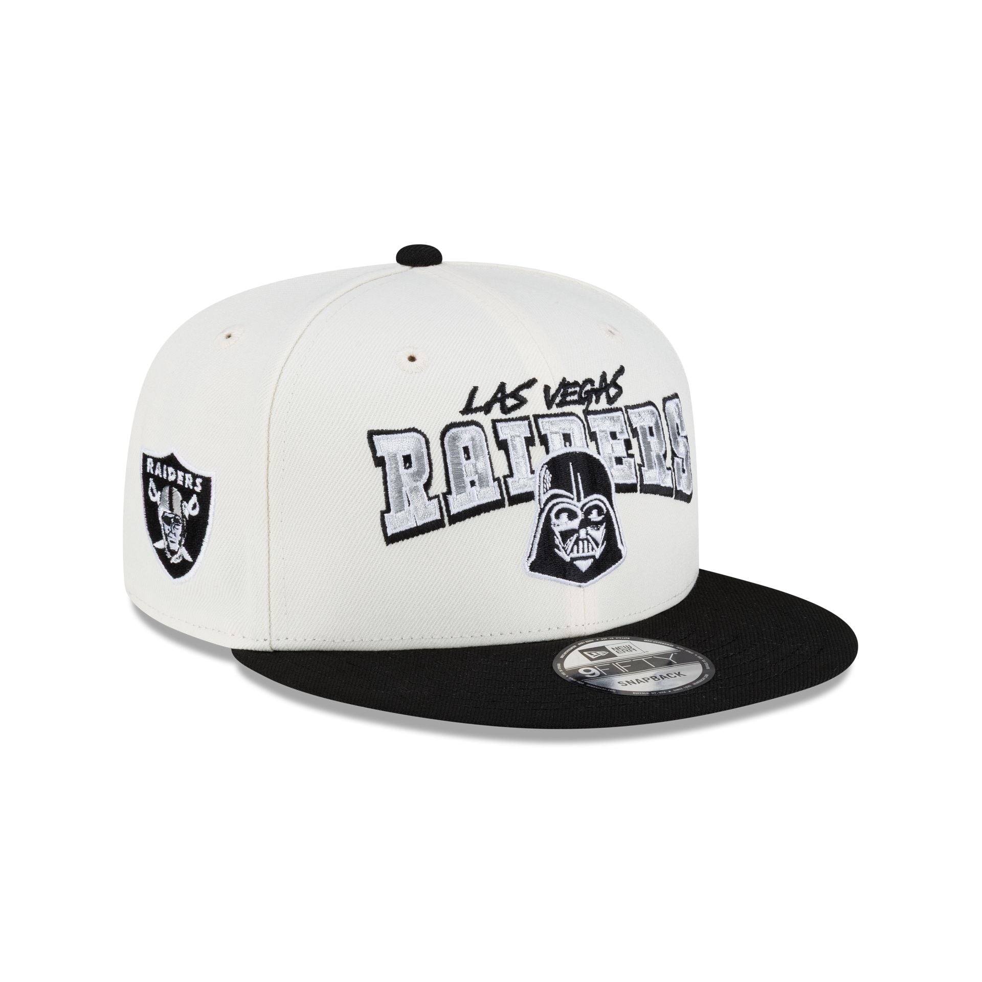 New Era Disney x NFL 9FIFTY Snapback for the Las Vegas Raiders featuring Darth Vader