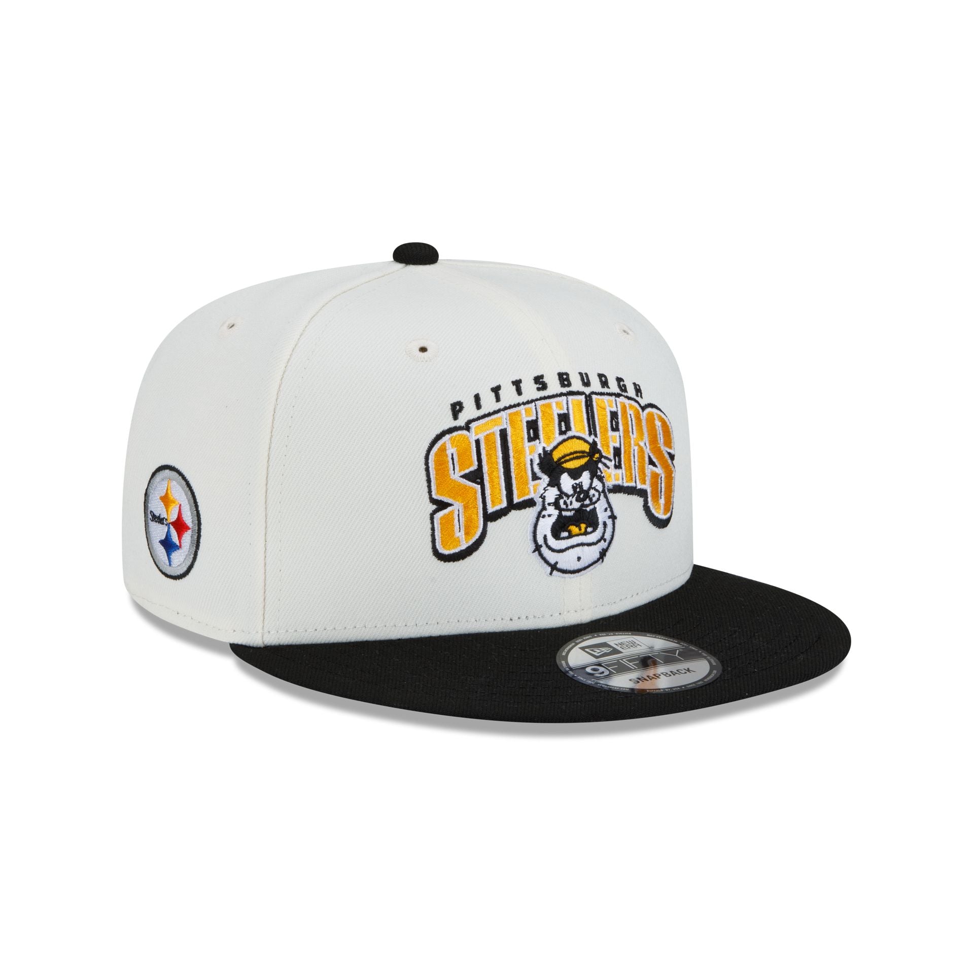 New Era Disney x NFL 9FIFTY Snapback for the Pittsburgh Steelers featuring Pete
