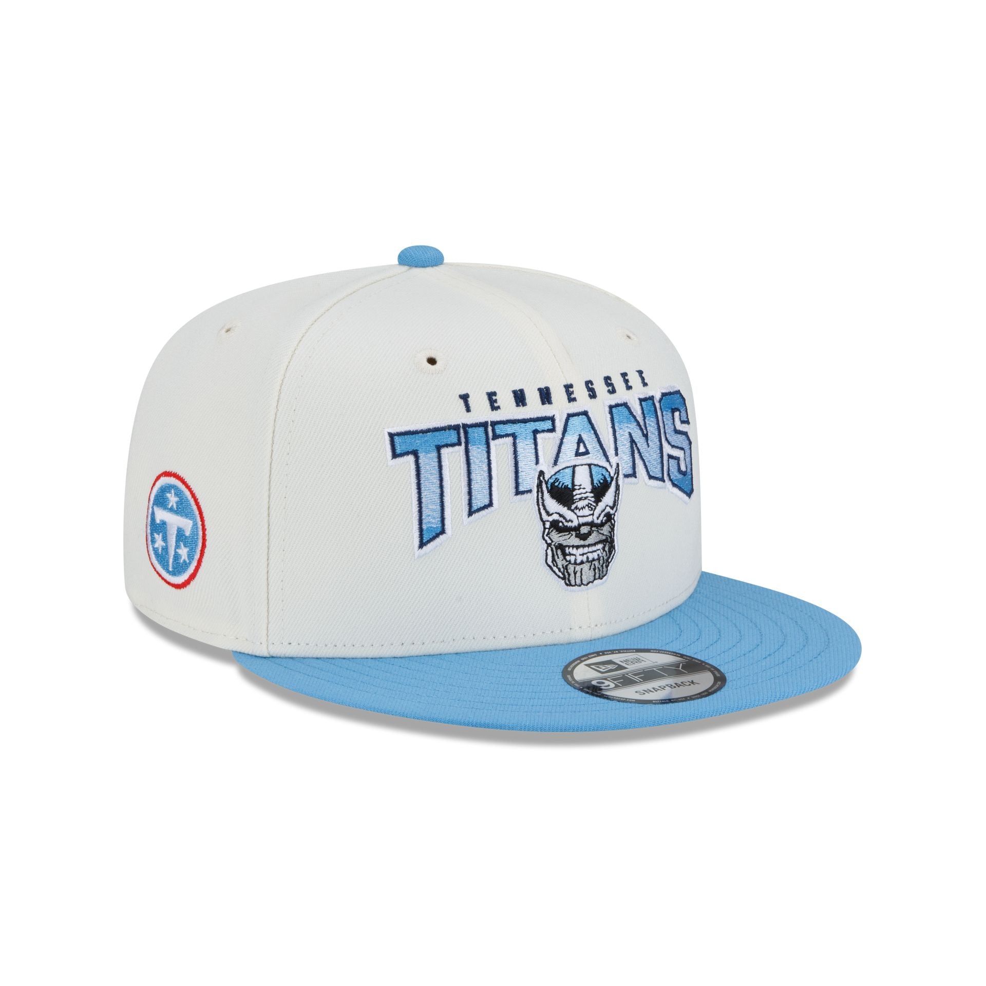 New Era Disney x NFL 9FIFTY Snapback for the Tennessee Titans featuring Thanos