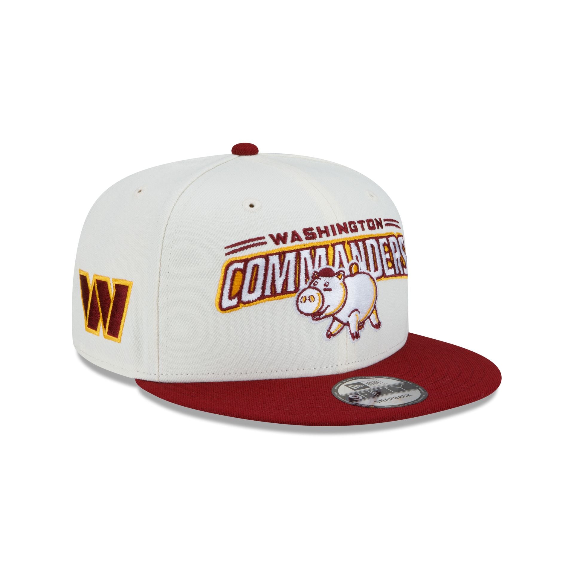 New Era Disney x NFL 9FIFTY Snapback for the Washington Commanders featuring Hamm