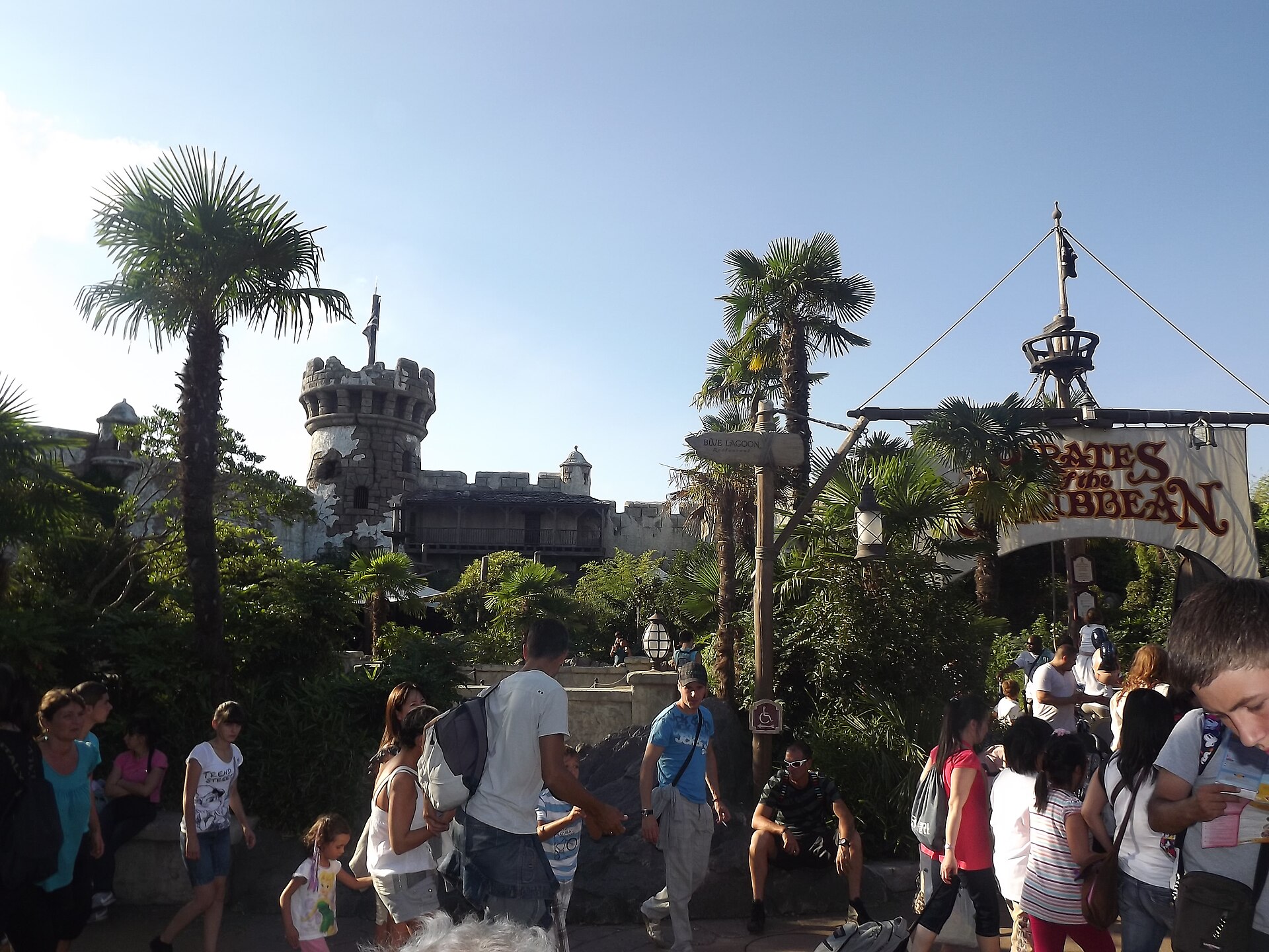 Pirates of the Caribbean in Adventureland at Disneyland Paris