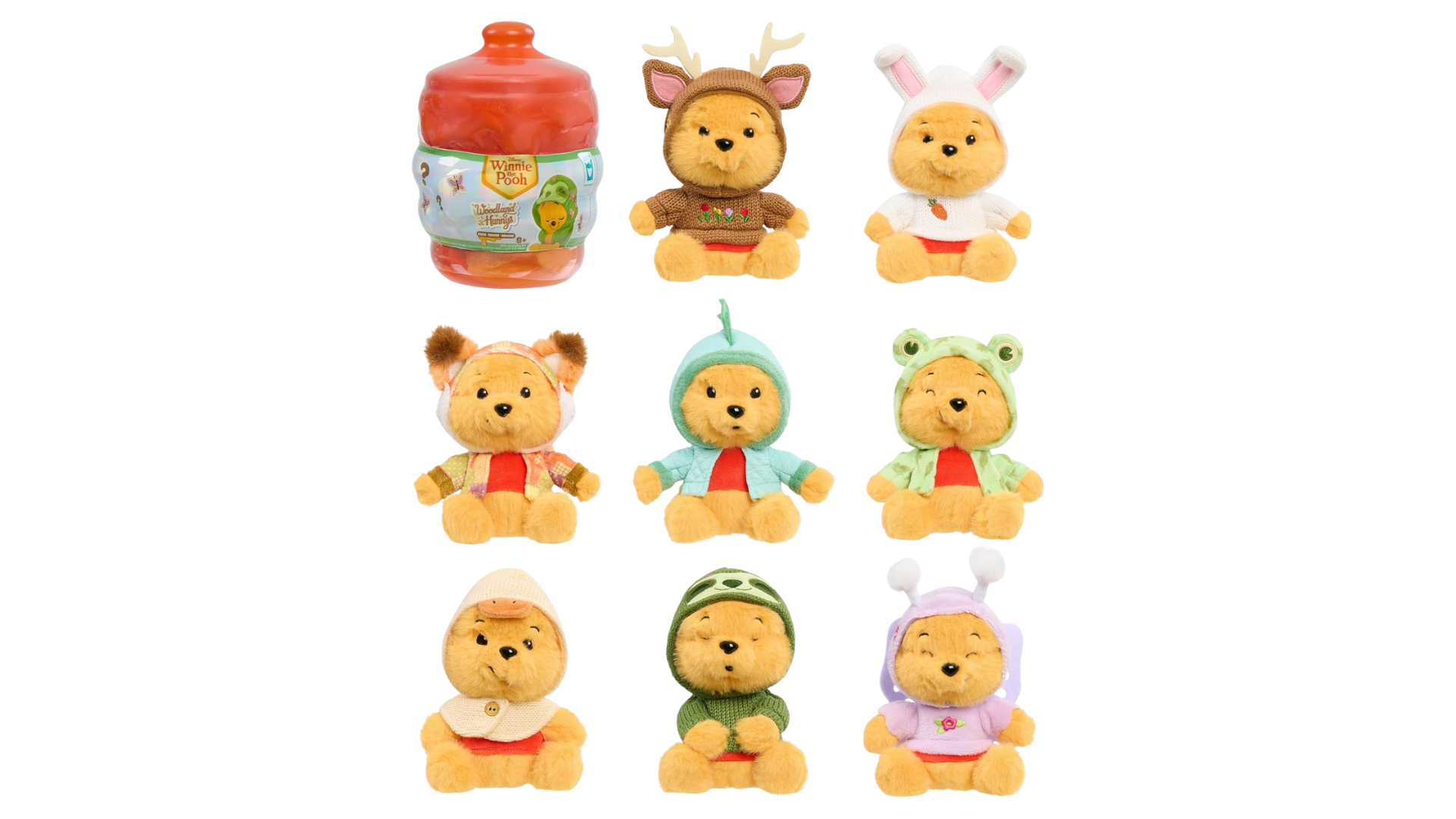 Happy Haul Disney Winnie the Pooh Woodland Hunnys Capsule Plush