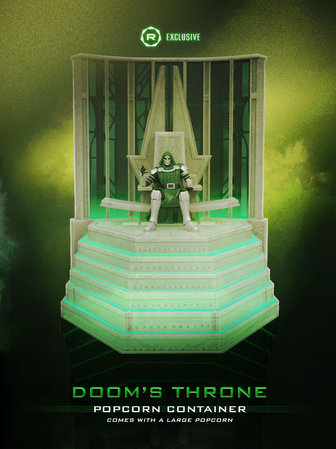Regal's Doom's Throne Popcorn Container for Avengers: Doomsday