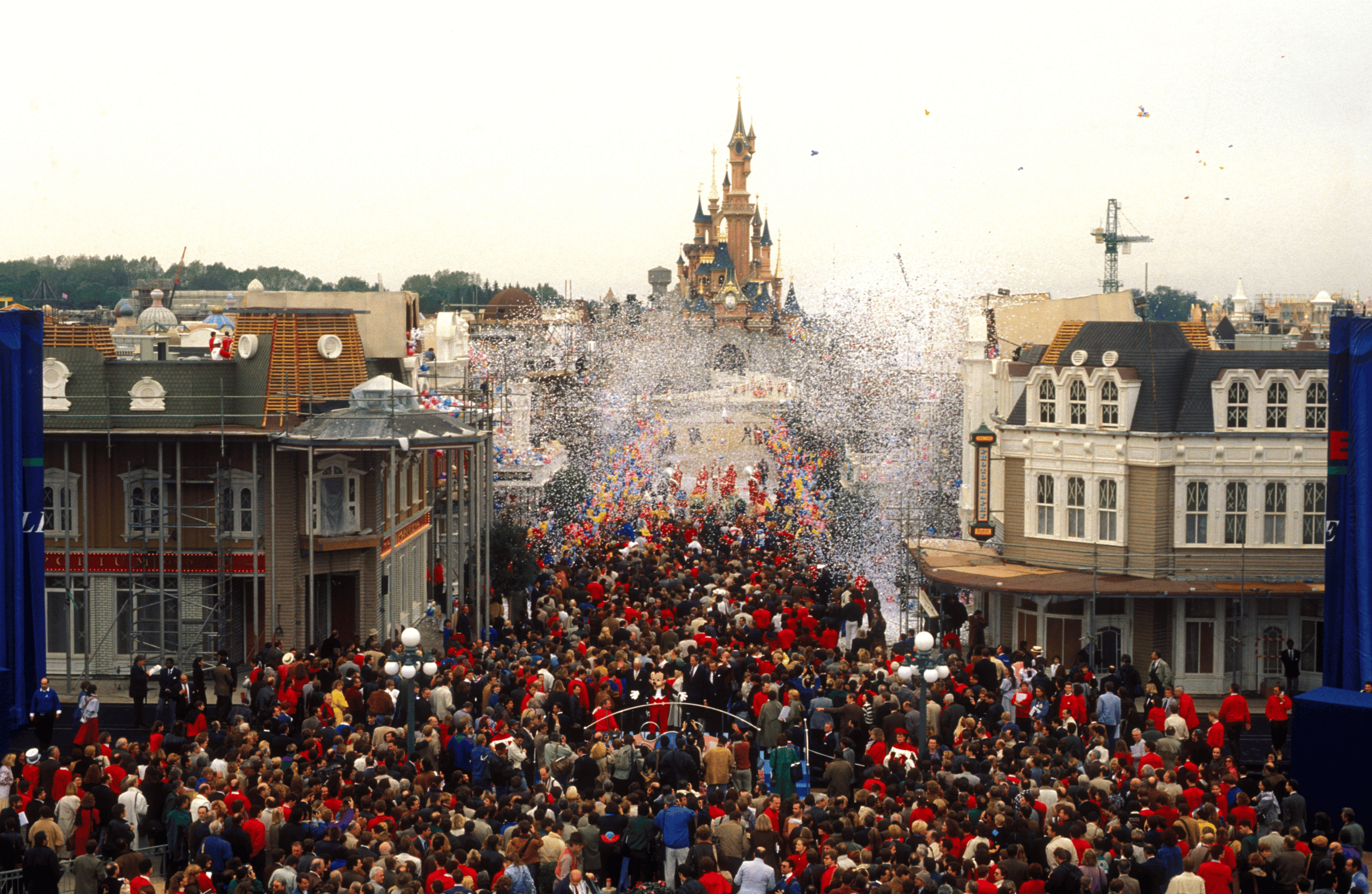 Rendez-Vous au Chateau event unveiling Sleeping Beauty Castle at Disneyland Paris in October 1991