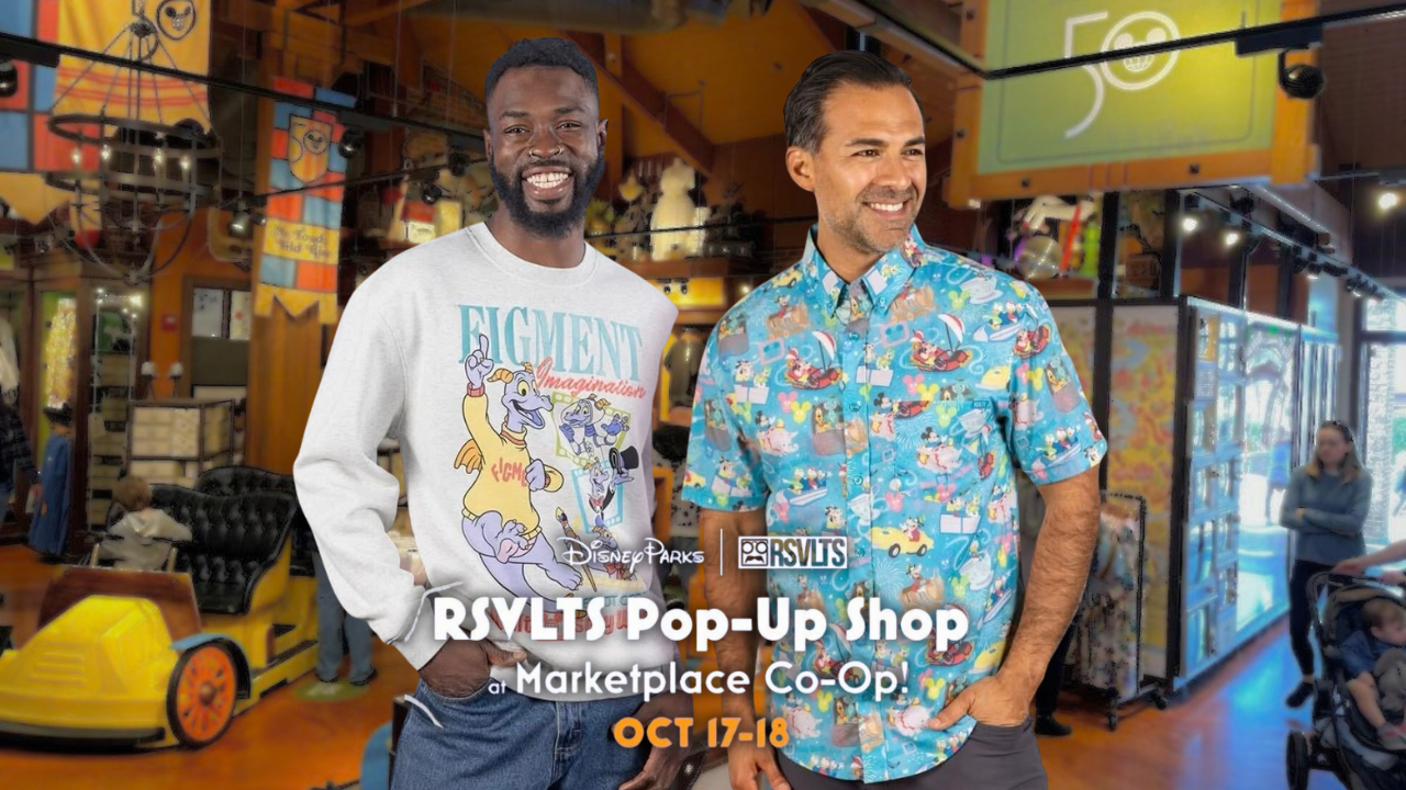 RSVLTS Pop-Up Shop Opens Today At Disney Springs With A Figment Sweater