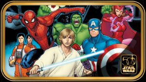 Star Wars/Marvel: Hope Assembles crossover comic art